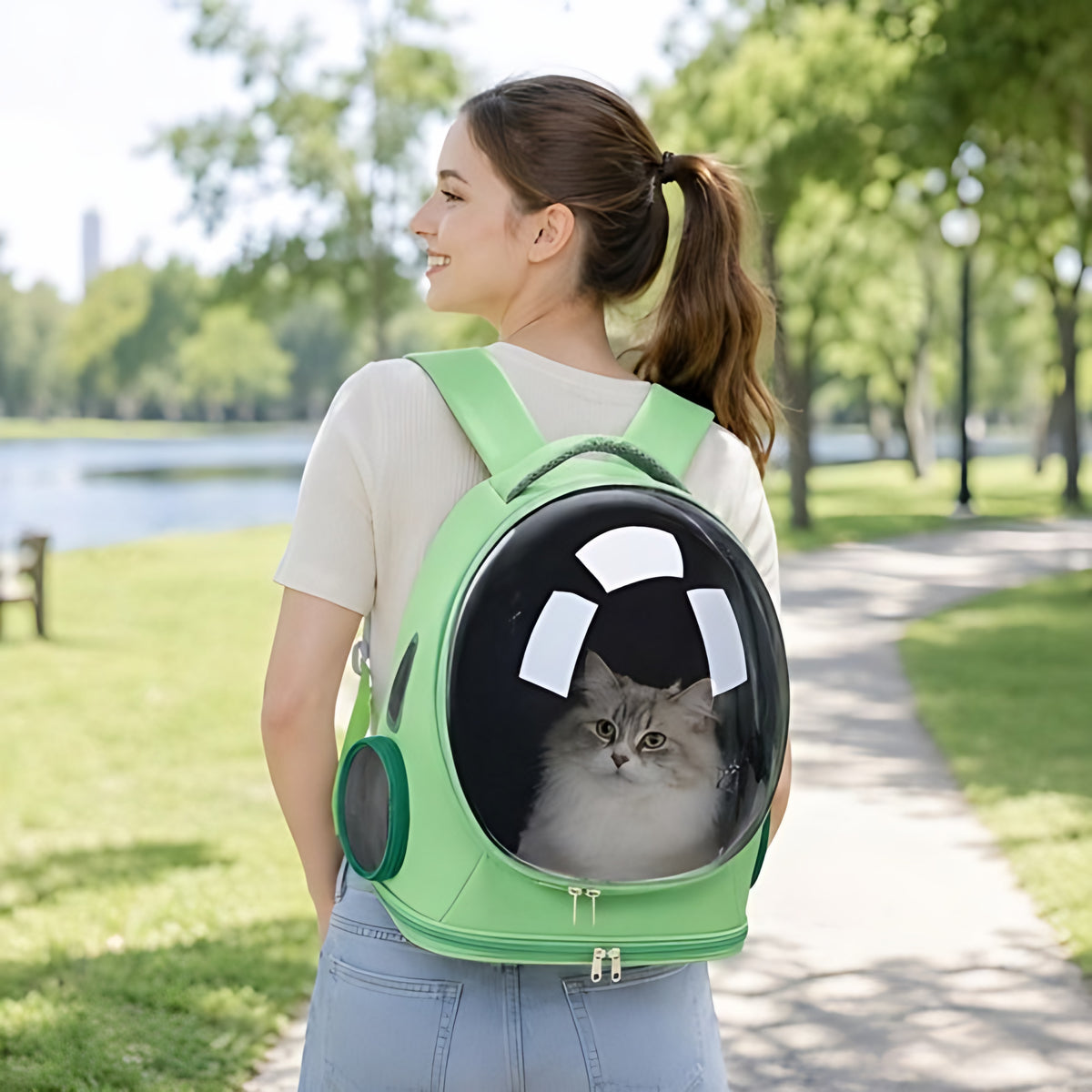 Bubble Cat Backpack Carrier – Breathable Space Capsule