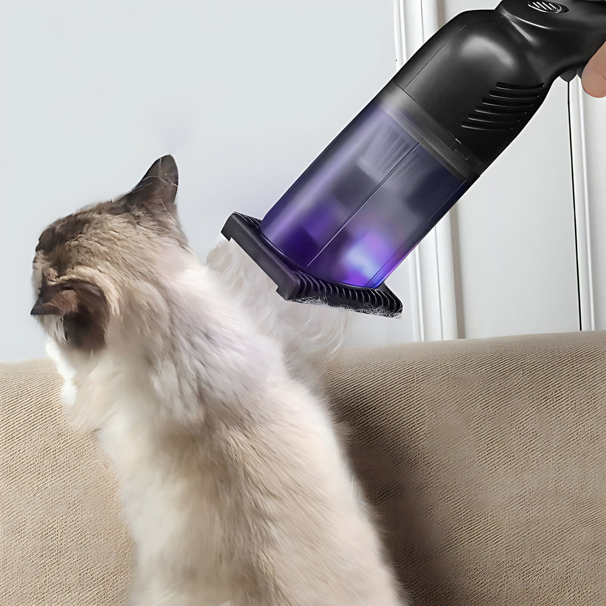 Cordless Pet Grooming Vacuum Brush