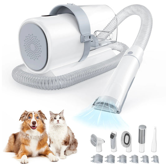 Pet Hair Vacuum & Grooming Kit – 2.5L with Clippers